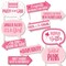 Big Dot of Happiness Funny It's a Girl - Pink Baby Shower Photo Booth Props Kit - 10 Piece